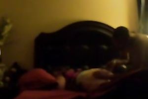 Tearing wife's snatch apart at night on camera untill morning