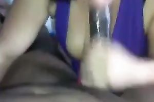 Big boobed bitch pumping giant large schlong deepthroat