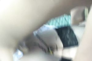 Amateur dark brown in nylons receives her twat pounded unfathomable and hard