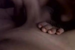 Thirsty older woman in sunglasses engulfing my dick balls unfathomable