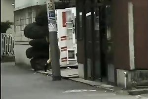 Japanese dark brown cutie receives quickly pickuped in the street