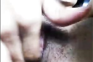 I love to finger fuck my constricted love tunnel in front of my cam