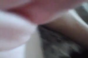 Fingering my girl's pink moist bawdy cleft until this babe reaches big O
