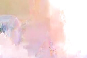 Awesome dark haired whore in dark stuff rides my ally like a pro