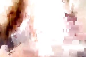 Awesome dark haired whore in dark stuff rides my ally like a pro