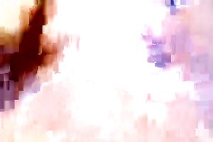 Awesome dark haired whore in dark stuff rides my ally like a pro