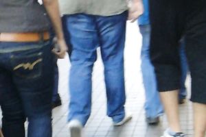 Following this bootyfull playgirl in a single minded persuit