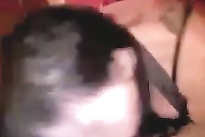 Lecherous babe blows my dong like cum-thirsty