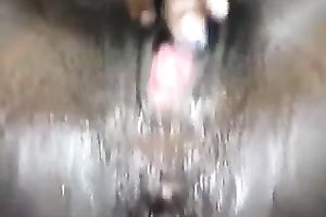 Voluptuous swarthy girlfriend pleases herself with her fingers