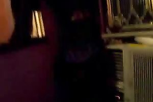 Kinky non-professional Indian wife undressed her muff and unattractive saggy large bra buddies