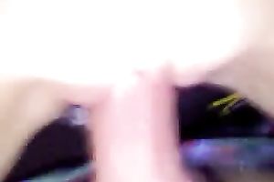 Dripping juicy pinkish twat of my black cock sluts acquires fingered