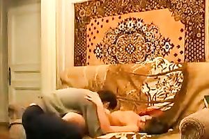 I take up with the tongue her juciy cunt and that babe greedily sucks my hard schlong