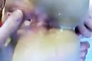 Iranian woman got her booty aperture reamed by biggest knob