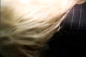 That concupiscent golden-haired grandma can't live without sticky facual cumshots from youthful guys