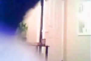 Sexy dilettante sweetheart takes off her jeans andshows her bald muff closeup