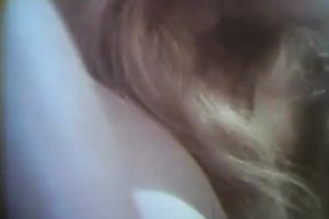 Cute golden-haired playgirl having vehement lesbo sex in thrilling retro porn