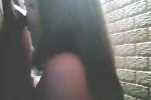 My seductive raven-haired honey sucks my erected prick