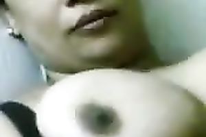Fat harlot exposes her giant meatballs and lets me play with her love tunnel