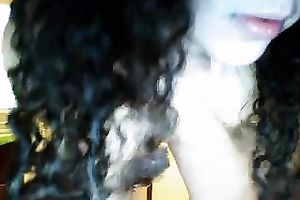 I can not stop teasing my ravishing cookie in front of a web camera