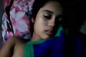 Sizzling hawt and shy Indian legal age teenager babe flashes her love muffins