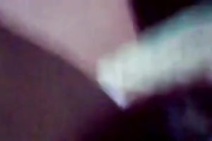 Stunning college black skin girlfriend sucks my knob sensually