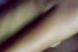 Stunning college black skin girlfriend sucks my knob sensually