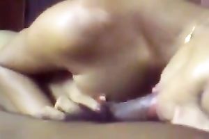 Stunning college black skin girlfriend sucks my knob sensually