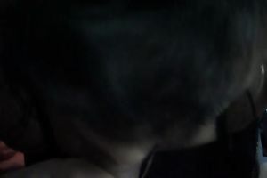 This raven haired floozy can't live without to engulf a weenie and it receives her off