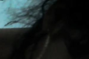 This raven haired floozy can't live without to engulf a weenie and it receives her off