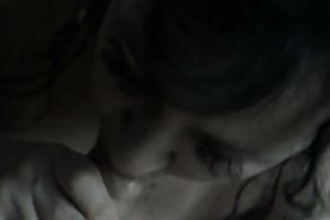 This raven haired floozy can't live without to engulf a weenie and it receives her off