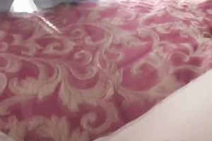 Quite pale and buxom dark brown Jaqueline acquires cunt teased with toy