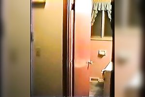 Shooting my breasty white wife cleaning the abode and taking shower