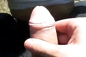 Getting excellent oral sex from my college girlfriend outdoors