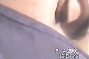 Naughty hands of my slutty wife touching my 10-Pounder to make me horny