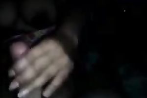 Horny milf engulf my weiner and rubs it with her large meatballs