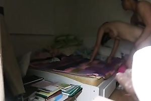 Amateur juvenile wife with worthwhile milk cans rides her boyfriend on top