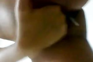 Penetrating myself with my fingers in cum drum on webcam