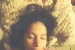 MILFie dark head was busy with engulfing my buddy's ramrod nonstop