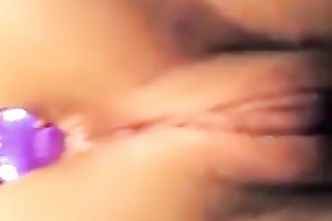 Blindfolded babe give me head whilst I push her a-hole gap with sex toy