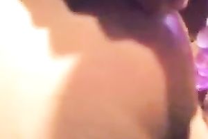 Blindfolded babe give me head whilst I push her a-hole gap with sex toy