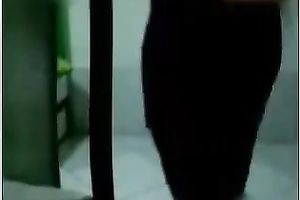 Busty Indian web camera legal age teenager flashes her joy bags and a-hole