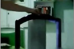 Busty Indian web camera legal age teenager flashes her joy bags and a-hole