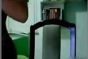 Busty Indian web camera legal age teenager flashes her joy bags and a-hole