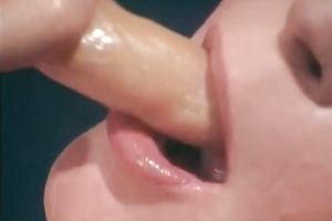 Sizzling black head mamma pokes her slit with large sex toy