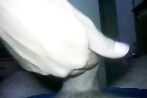 Wondrous GF of my buddy enjoys riding his powerful wang in cowgirl pose