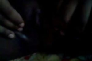 Busty bombshell masturbating with large sex tool in front of me