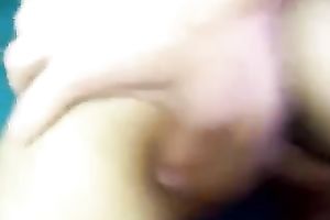 Beautiful dirty slut wife takes a pecker in her sexy booty on the couch