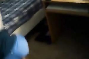 Fucking and feeding my breasty sex buddy in her dorm room