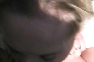 Hot golden-haired college slutty wife outdoors for the 1st anal sex