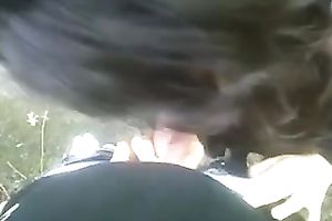 My marvelous brunette hair GF gives me hawt oral-service outdoors